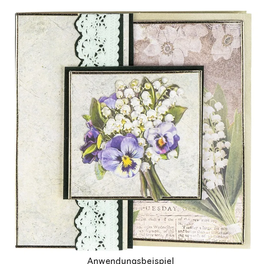 Silikon-Dekormatte, Design 44, 20,9cm x 15cm x 0,2cm