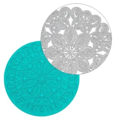 Silikon-Dekormatte, Design 72, Ø 15cm x 0,2cm