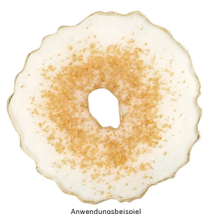 Silikonform Achat 3, 13cm x 12,8cm x 1cm, mit Aussparung