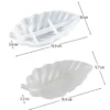 Silikonform, Blattschale 2, 18,8cm x 10cm x 3,4cm, transluzent, lebensmittelecht