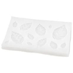 Silikonform, Blätter 1, 9,8cm x 0,5cm x 6,3cm, 12 Designs