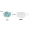 Silikonform Blume 1, Größe fertiges Objekt: 3,5cm x 3,7cm x 0,8cm