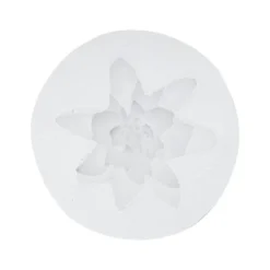 Silikonform Blume 3, Größe fertiges Objekt: 6,1cm x 6,3cm x 1,7cm