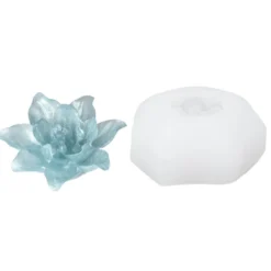 Silikonform Blume 2, Größe fertiges Objekt: Ø6,5cm, 2,5cm hoch