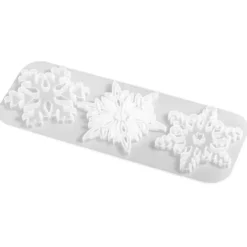 Silikonform Eiskristalle 1, 3 verschiedene Formen