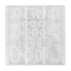 Silikonform für Cabochons, 29 verschiedene Formen und Größen