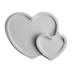 Silikonform, Herzen 1, Form: 21cm x 10,4cm, 1,5cm, für 15 Herzen: je 2,9cm x 2,2cm