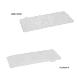 Silikonform, Holografie-Effekt, Tanne, Eiskristall, Stern, 18,6cm x 8,2cm x 0,7cm, lebensmittelecht