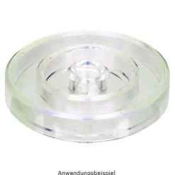 Silikonform Kerzenhalter Stabkerze, Größe Objekt: 2,4cm hoch, Ø 13,9cm