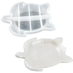 Silikonform, Schale Schildkröte, 24,1cm x 20,6cm x 3,5cm, transluzent, lebensmittelecht