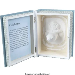 Silikonform, Schildkröte 3, 14,4cm x 9,3cm x 5,3cm, transluzent, lebensmittelecht
