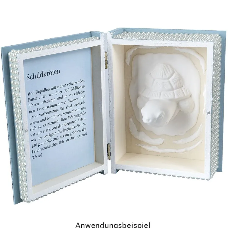 Silikonform, Schildkröte 3, 14,4cm x 9,3cm x 5,3cm, transluzent, lebensmittelecht