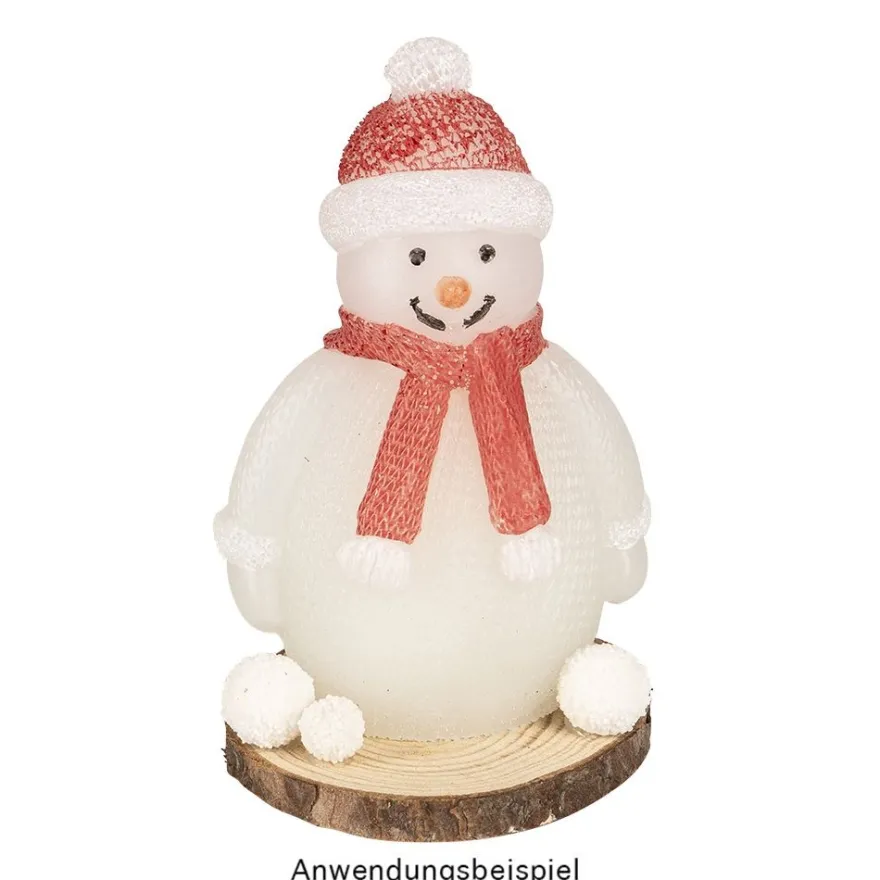 Silikonform Schneemann, Größe Figur: 9,6cm x 6,4cm x 5,2cm