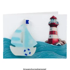 Silikonform, Segelboote, 14,3cm x 13,4cm x 2cm, transluzent