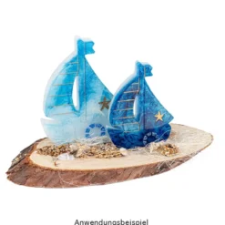 Silikonform, Segelboote, 14,3cm x 13,4cm x 2cm, transluzent