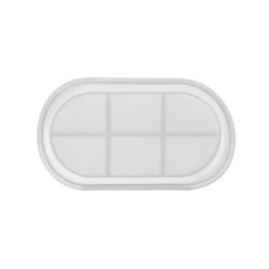 Silikonform Tablett 2, Größe 17,4cm x 9,6cm x 1,7cm