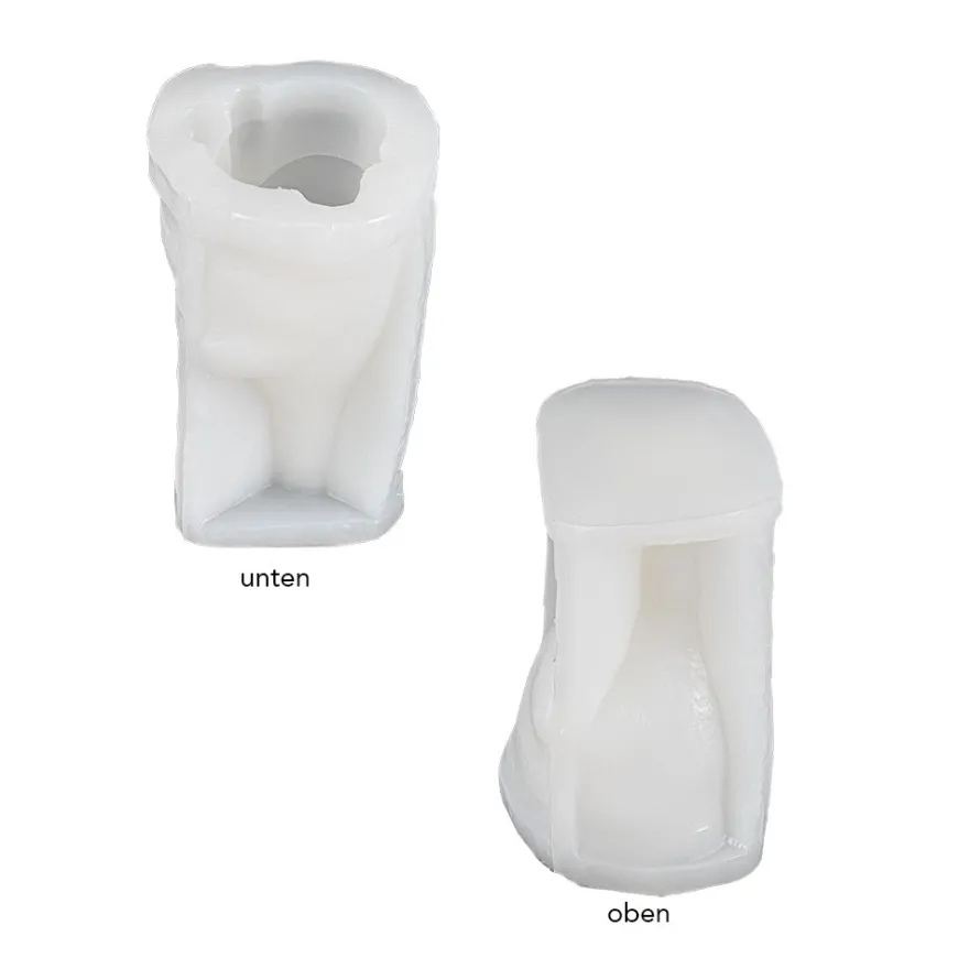 Silikonform Wichtel 3, Größe fertiges Objekt: 4,8cm x 5cm x 9,2cm