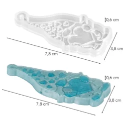 Silikonform Wichtel 1, Größe Figur: 7,2cm x 3,4cm x 0,4cm