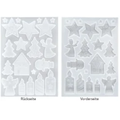 Silikonform Winter/Weihnachten, DIN A4, verschiedene Designs, lebensmittelecht