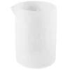 Silikon-Messbecher, antihaft, 250ml, mit Ausgießer, versch. Maßeinheiten, weiß-transluzent