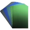 Spiegel-Karton, DIN A4, 200 g/m², je 5x grün, türkis, dunkelgrün, blau, 20 Bogen