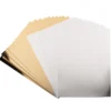 Spiegel-Karton, DIN A4, 200 g/m², je 10x silber, hellgold, 20 Bogen