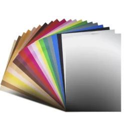 Spiegelkarton, verschiedene Farben, DIN A4, 20 Bogen