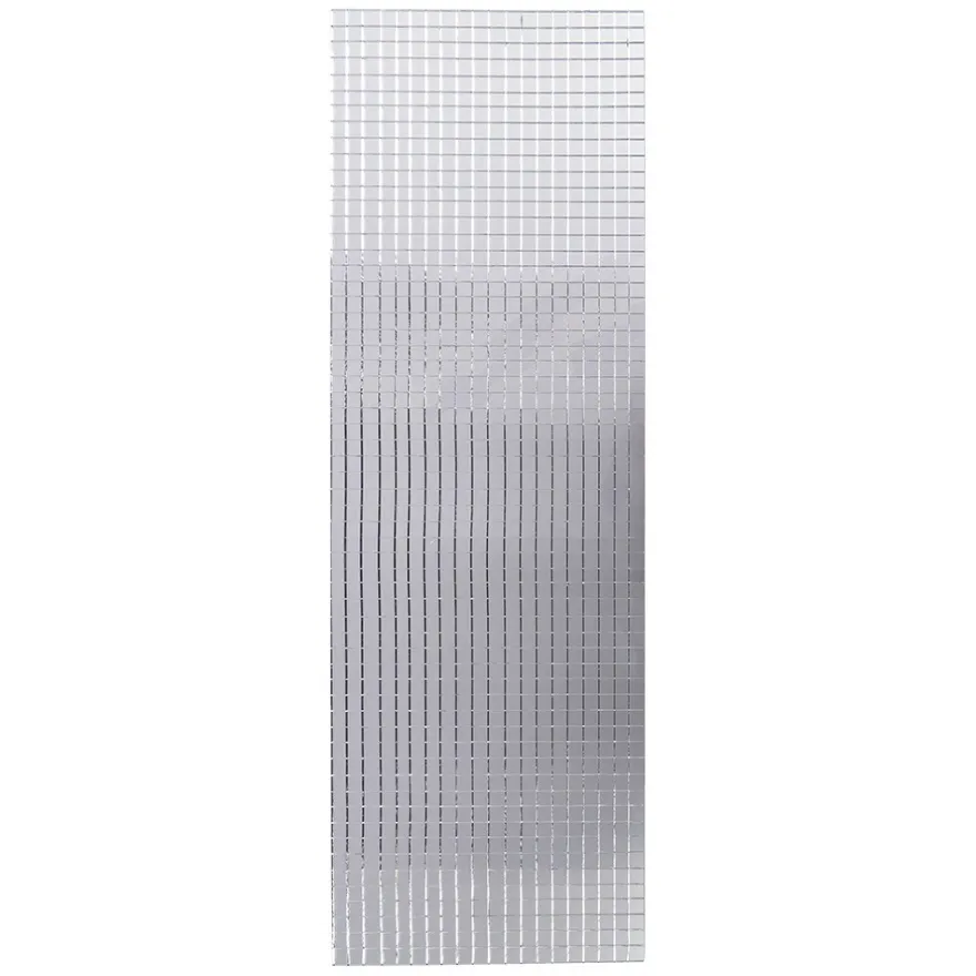 Spiegel-Mosaik-Sticker, 9,7cm x 29,6cm, selbstklebend, silber