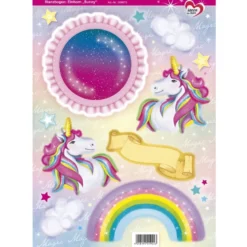 Stanzbogen, Einhorn "Sunny", DIN A4