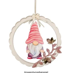 Stanzbogen, Fensterschmuck Wichtel, DIN A4, 800g/m², 5 Farben, 5 Bogen