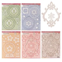 Stanzbogen, Fensterschmuck Winter, DIN A4, 800g/m², 5 Farben, 5 Bogen