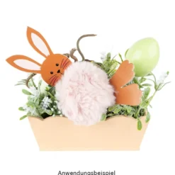 Stanzbogen, Fröhliche Hasenköpfe, DIN A4, 800g/m², 5 Bogen