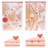 Stanzbogen, Kuchen-Schachteln, Design 2b & 2c, DIN A4, 10 Stück