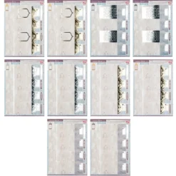 Stanzbogen, Laternen, DIN A4, 5 verschiedene Designs, 10 Stück
