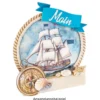 Stanzbogen, Maritim, DIN A4, 800g/m², 5 Designs, 5 Bogen
