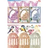 Stanzbogen, Ornamentale Eier & Vogelkäfige, DIN A4, 10 Stück