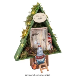 Stanzbogen, Weihnachts-Wichtel, DIN A4, 800g/m², 5 Bogen