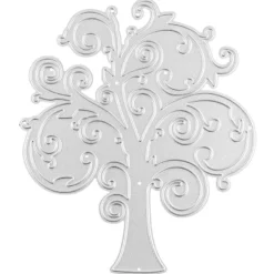 Stanzschablone, Baum, 10cm x 11,7cm