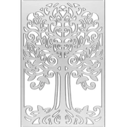 Stanzschablone, Baum 2, 9,6cm x 14,7cm