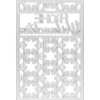 Stanzschablone, Frohe Weihnachten 2, 9,4cm x 14,4cm