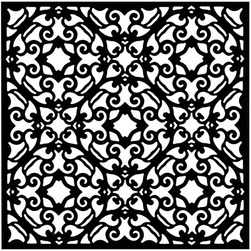 Stanzschablone, Hintergrund 5, 14cm x 14cm