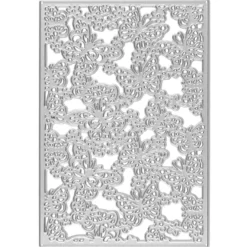 Stanzschablone, Kartenaufleger Schmetterlinge, 13,7cm x 9,3cm