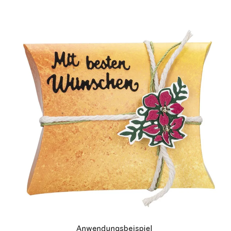 Stanzschablonen, Blumenstrauß & Aufleger, 9 Stück