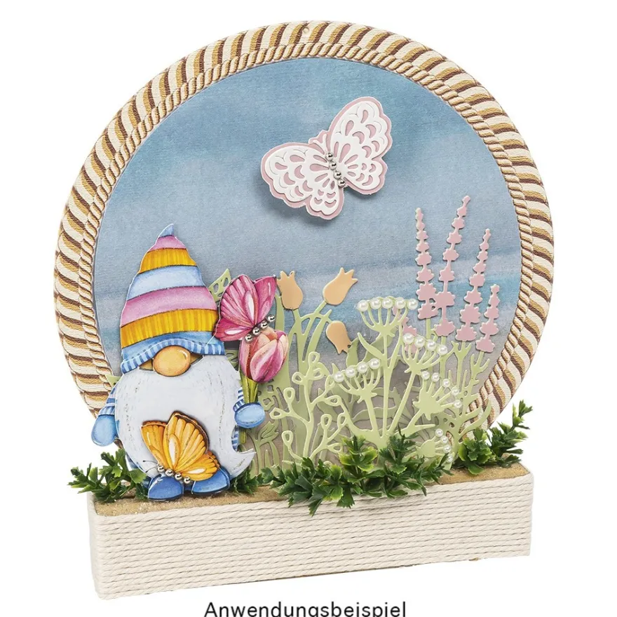 Stanzschablonen, Blumenwelt, 10 Stück