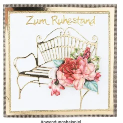 Stanzschablonen, Bänke, 2 Stück