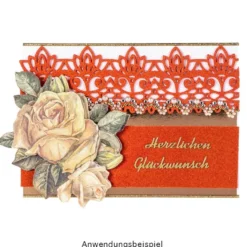 Stanzschablonen, Lotus-Bordüren & Ornamente, 9 Stück