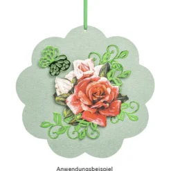 Stanzschablonen, Ornamentale Zierecken, 15 Stück