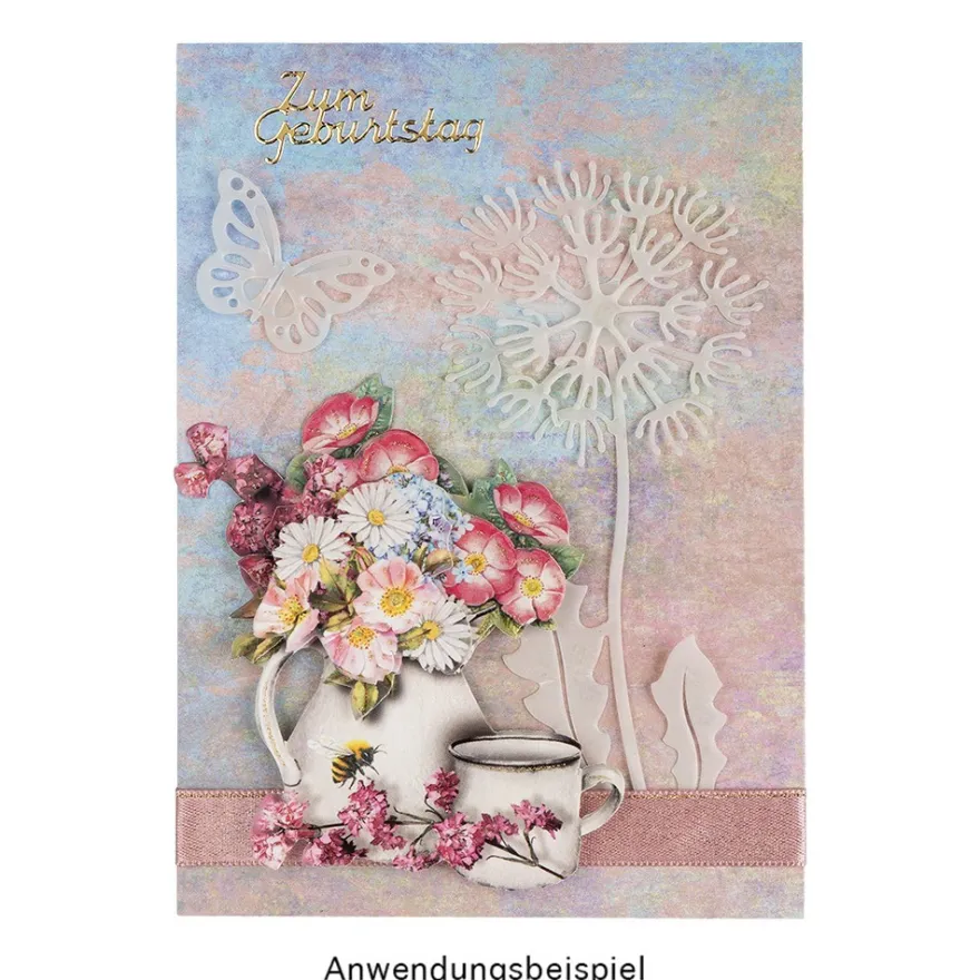 Stanzschablonen, Pusteblume, 4 Stück
