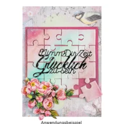 Stanzschablonen, Quadrat & Puzzle-Quadrat, 2 Stück