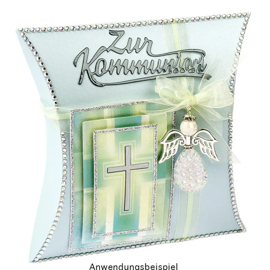 Stanzschablonen, Schriften, Anlässe 1, 3,3 cm bis 8,5 cm, 4 Stück